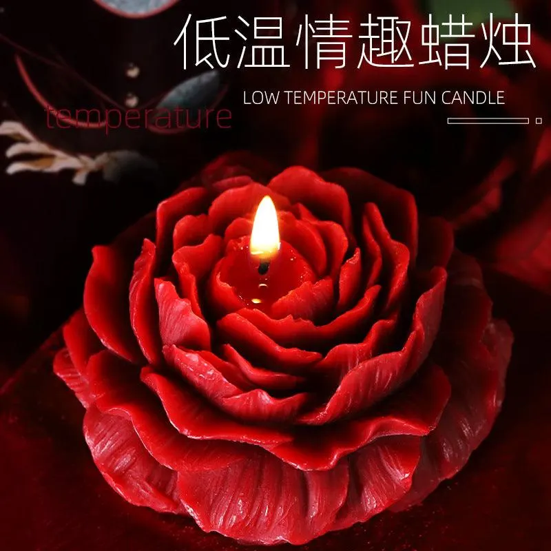 SM夫妻情趣低温滴蜡牡丹花蜡烛