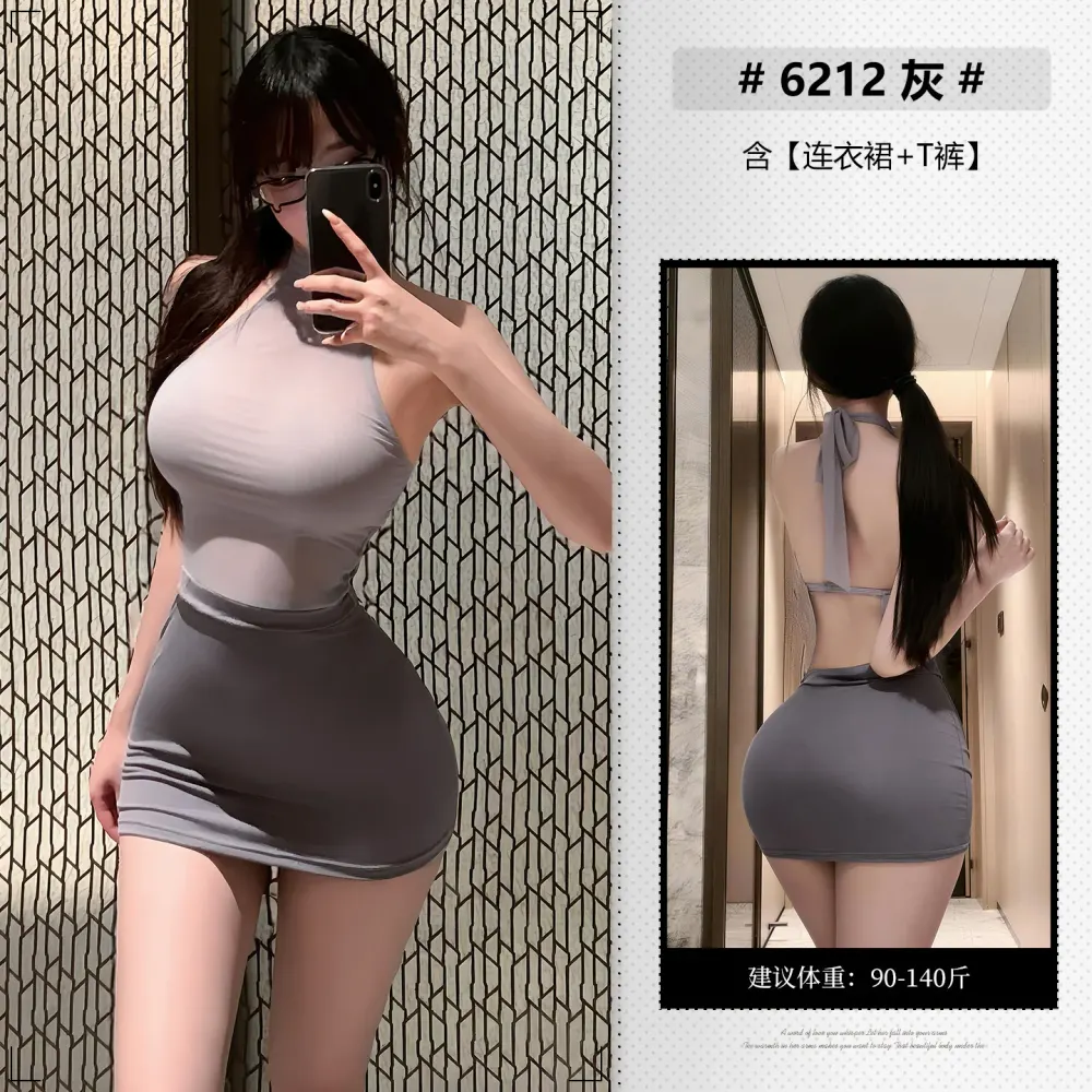 情趣内衣性感纯欲绑带透视OL制服（202）