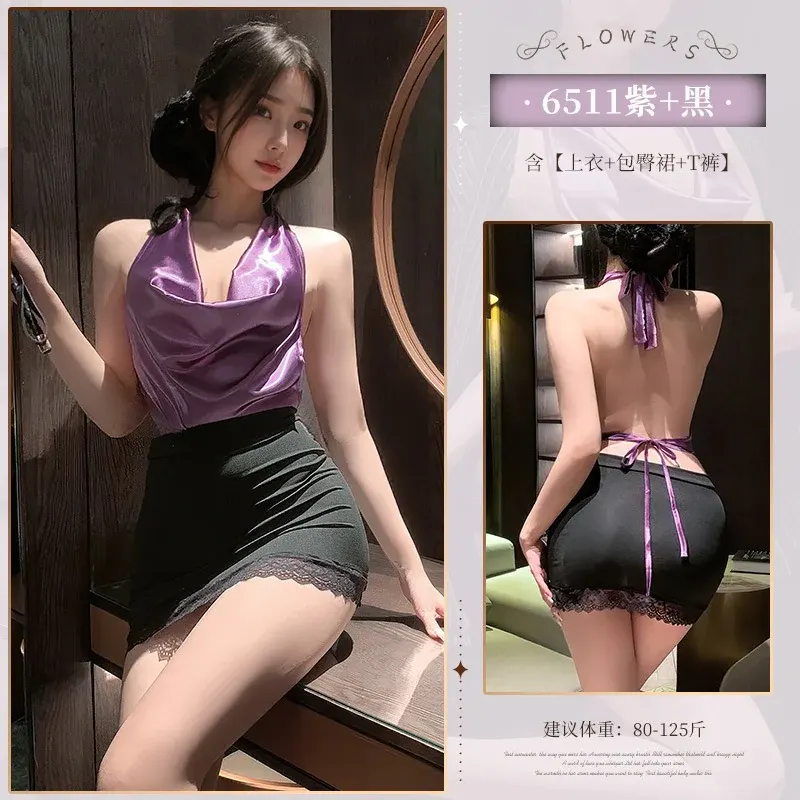 (85-6511)性感高冷总裁秘书调情制服